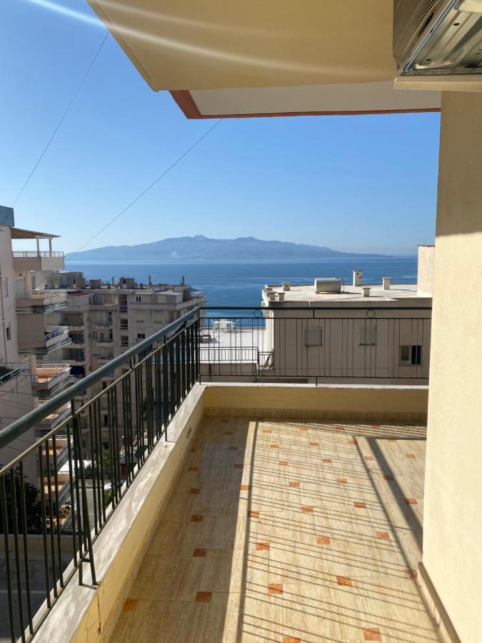 Colorful Sea View Apartment Sarandë Esterno foto